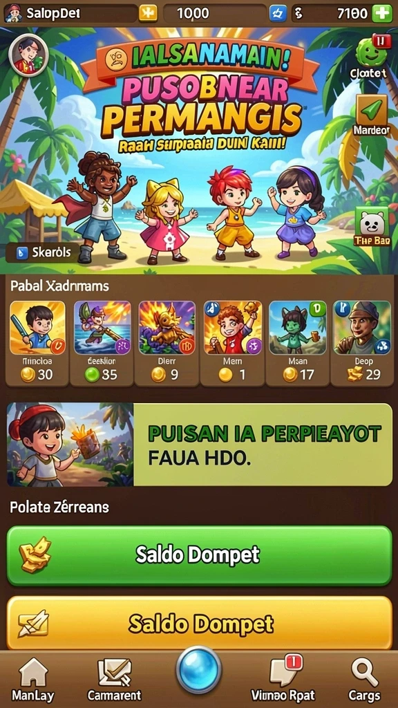 titan777 - Gameplay yang responsif dan menantang.