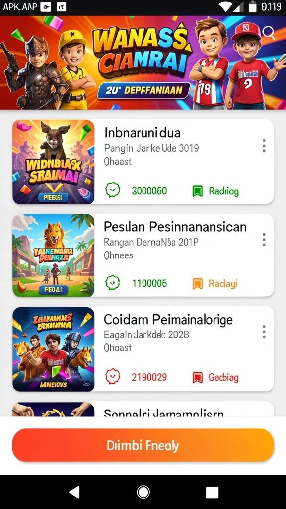 vantaidn - Ilustrasi menunjukkan dunia fantasi yang penuh warna dan detail.